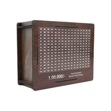 Wooden Money / Piggy Bank, Money Box (1 Pc / Pen Not Included)